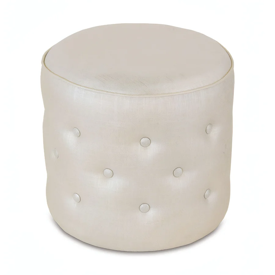 Eastern Accents Reflection Frost Tufted Ottoman #1