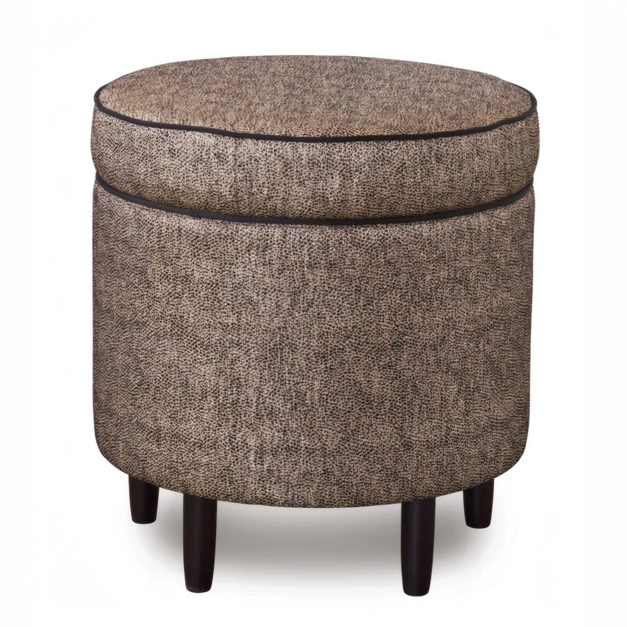 Eastern Accents Roxanne Shoe Storage Ottoman #1