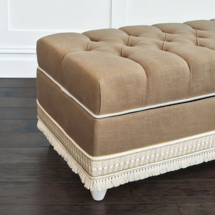 Eastern Accents San Savino Upholstered Storage Bench #4