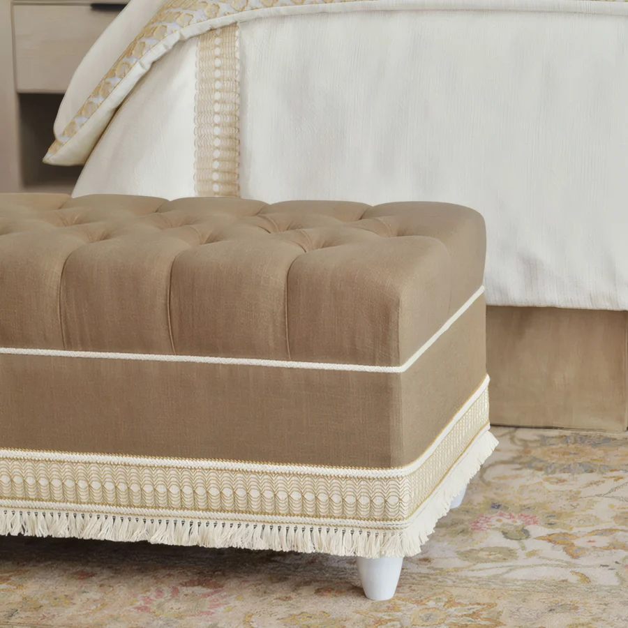 Eastern Accents San Savino Upholstered Storage Bench #5