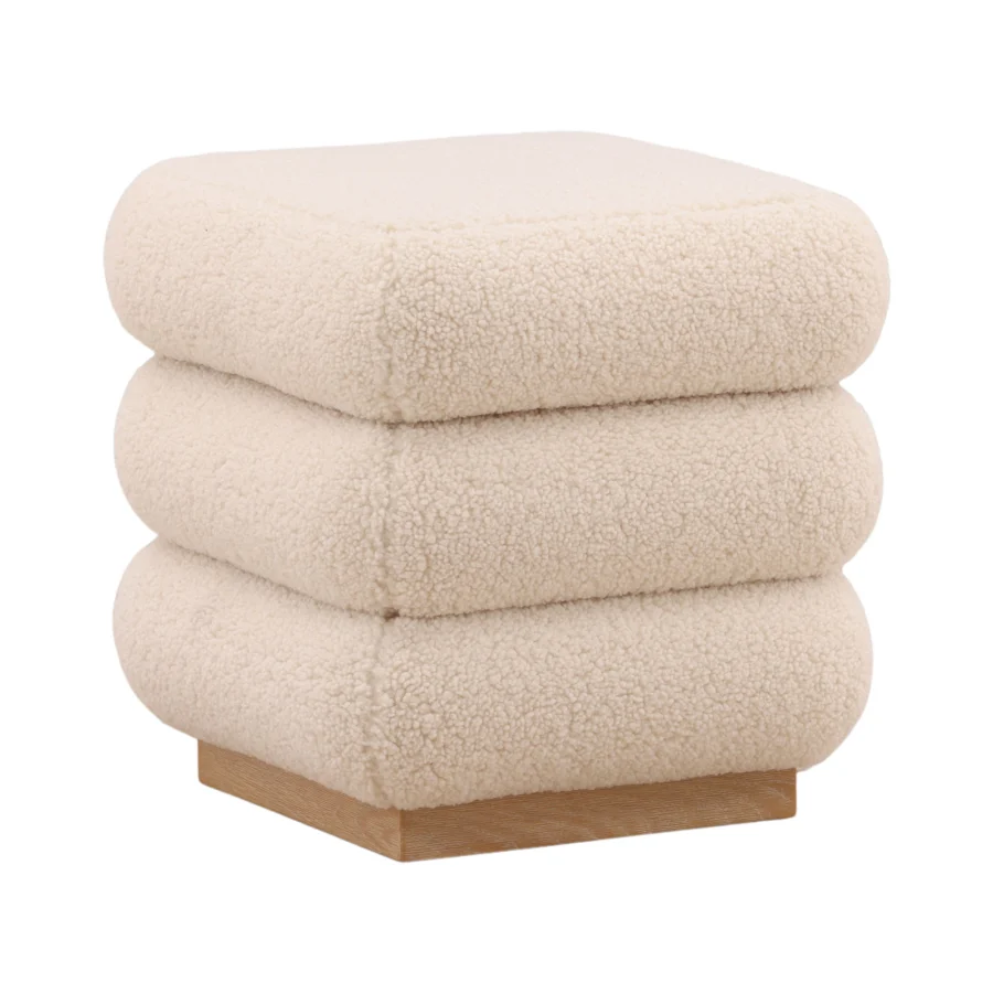 Dovetail Rosana Storage Ottoman #1