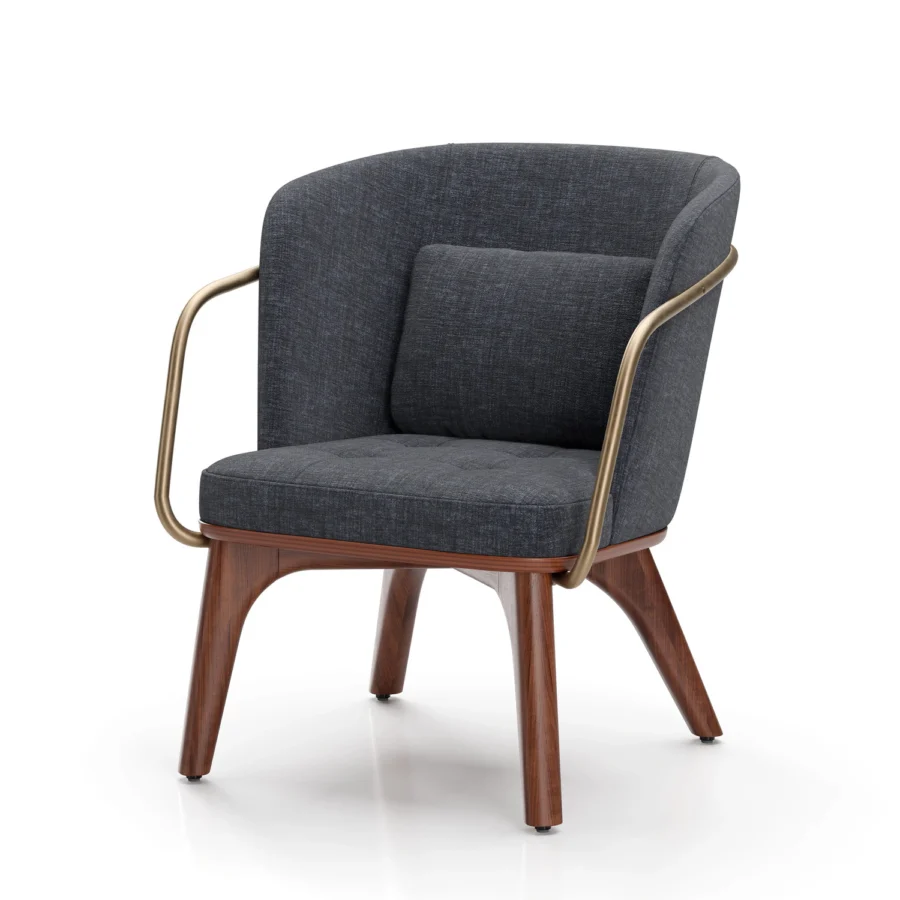 Stellar Works Utility Full Back Lounge Chair #9