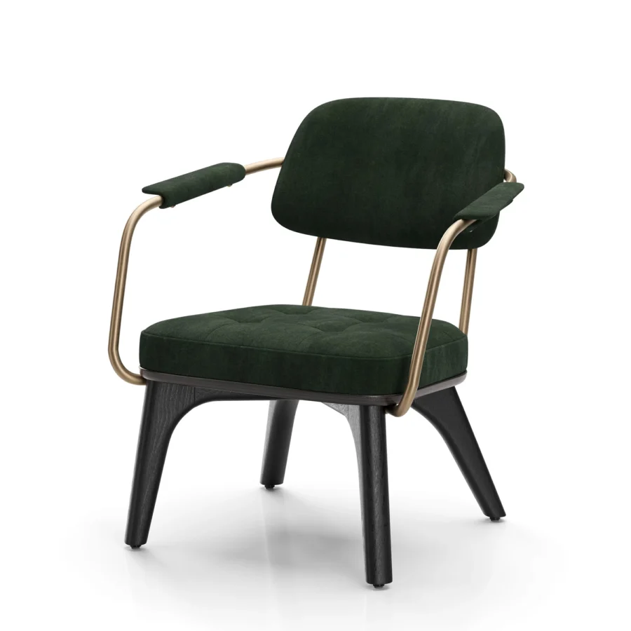 Stellar Works Utility Half Back Lounge Chair #30