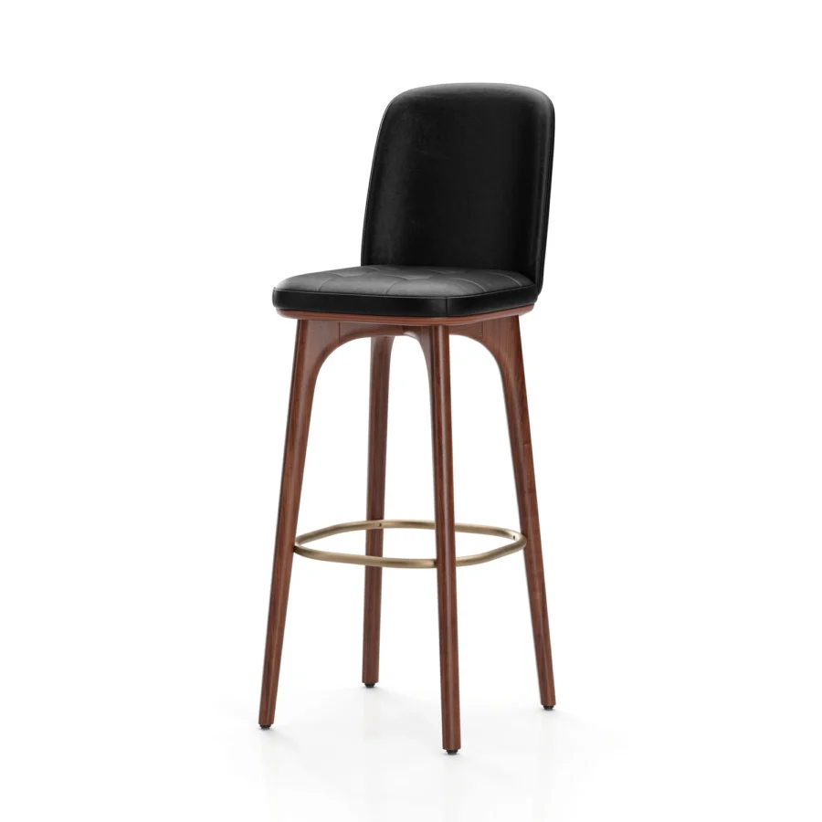 Stellar Works Utility Bar Stool With Backrest #5