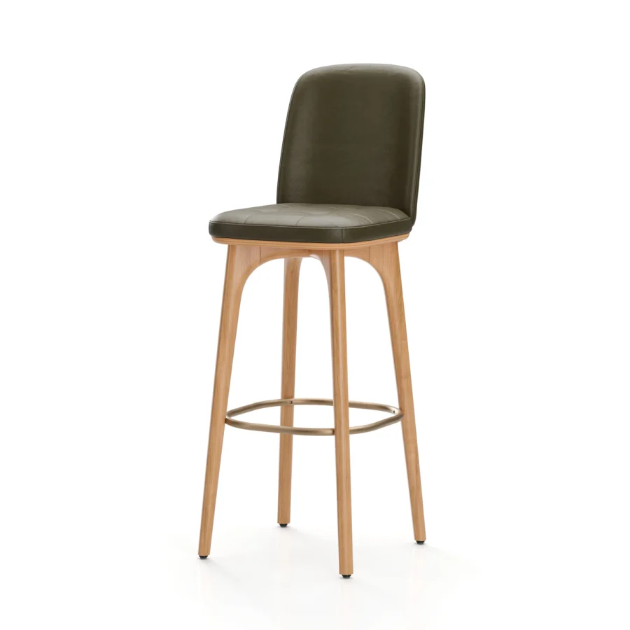 Stellar Works Utility Bar Stool With Backrest #15