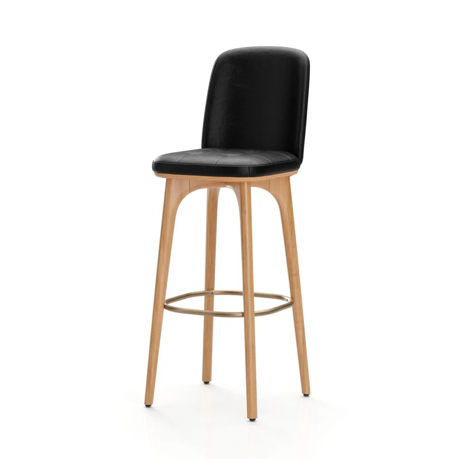 Stellar Works Utility Bar Stool With Backrest #17