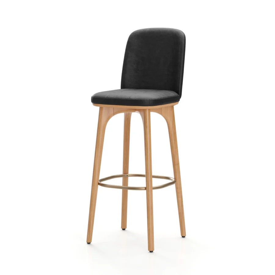 Stellar Works Utility Bar Stool With Backrest #19