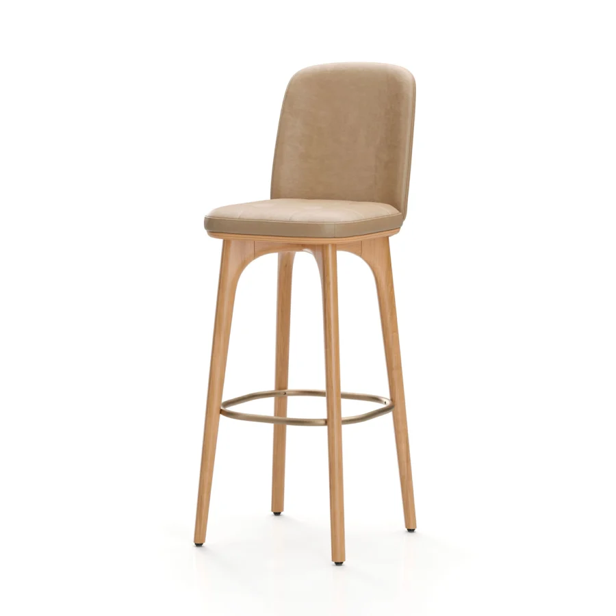 Stellar Works Utility Bar Stool With Backrest #20