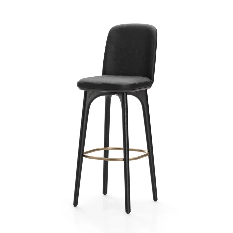 Stellar Works Utility Bar Stool With Backrest #27