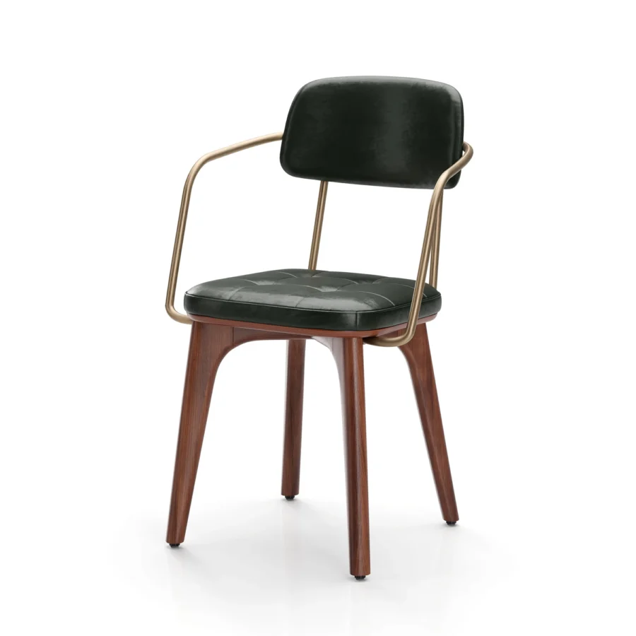 Stellar Works Utility Half Back Armchair #1