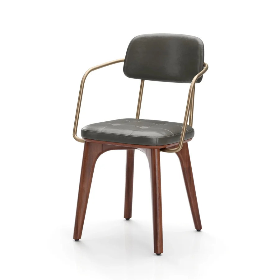Stellar Works Utility Half Back Armchair #3