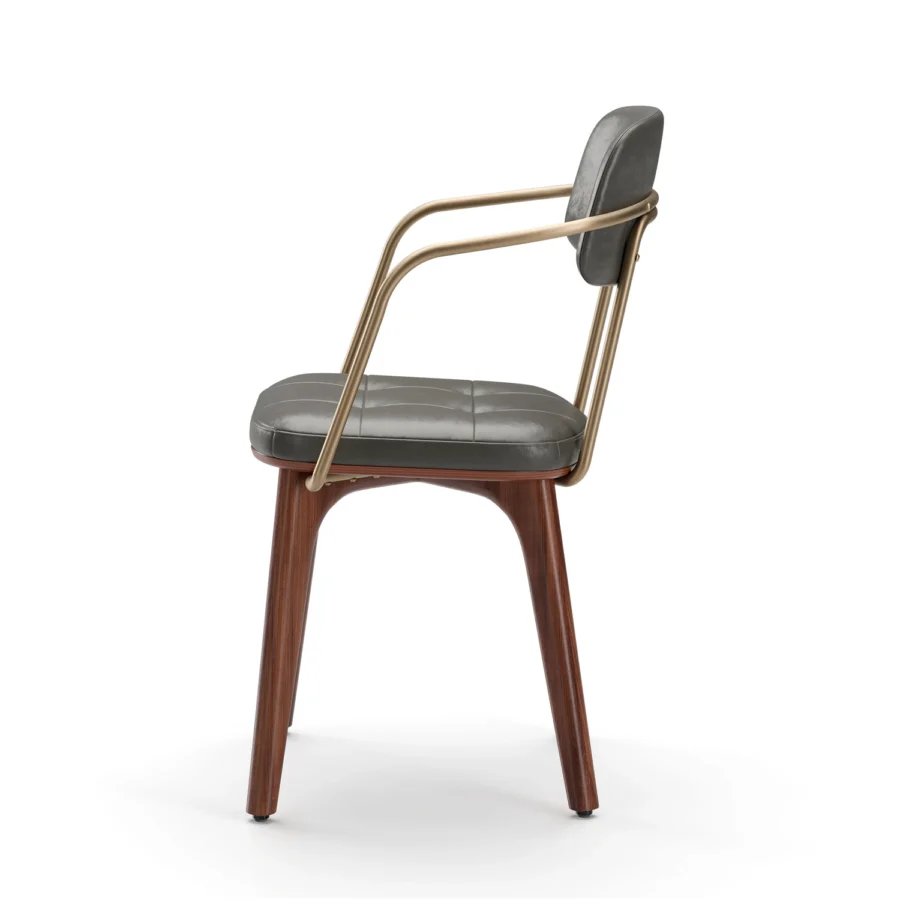 Stellar Works Utility Half Back Armchair #6