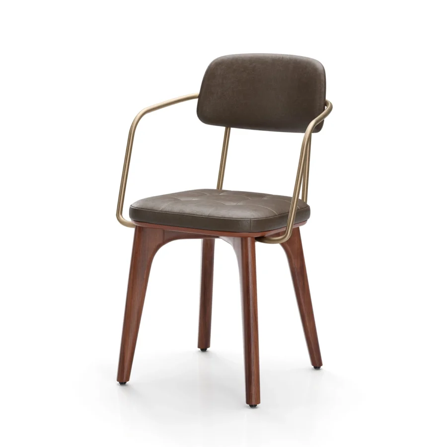 Stellar Works Utility Half Back Armchair #8