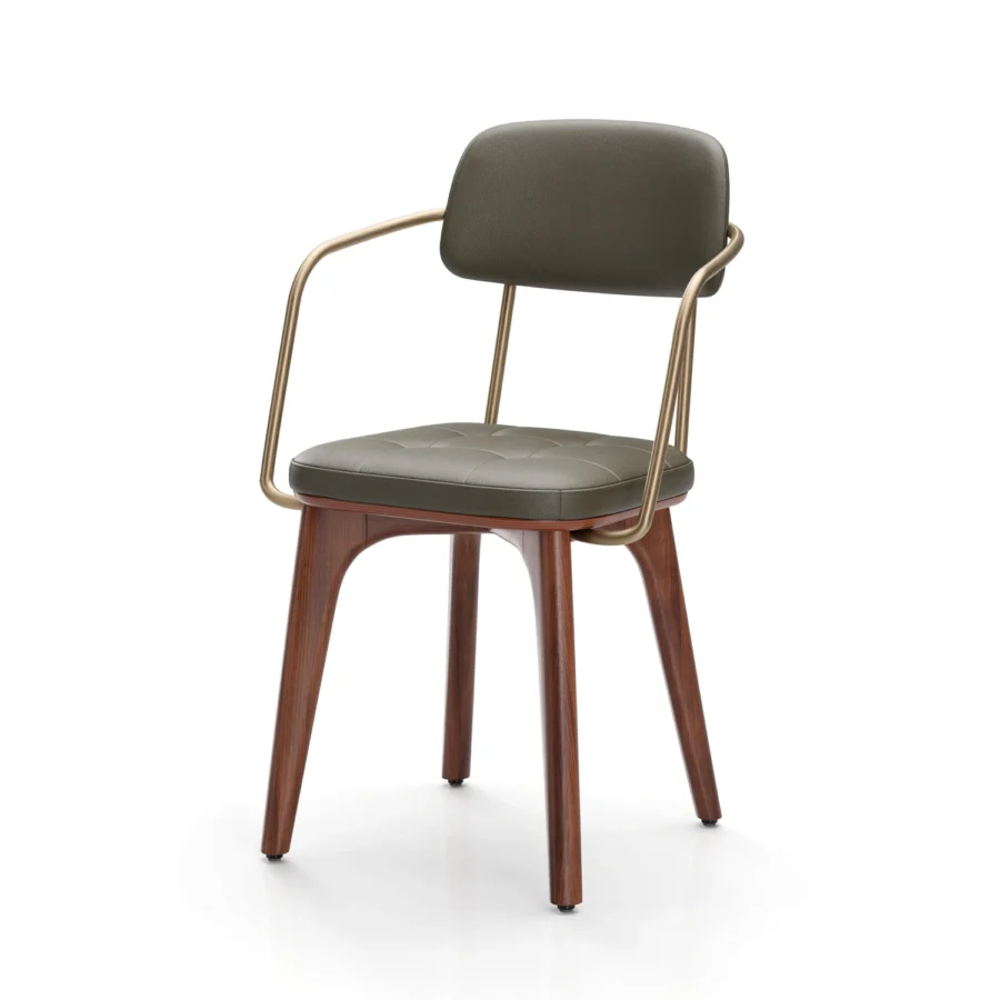 Stellar Works Utility Half Back Armchair #10