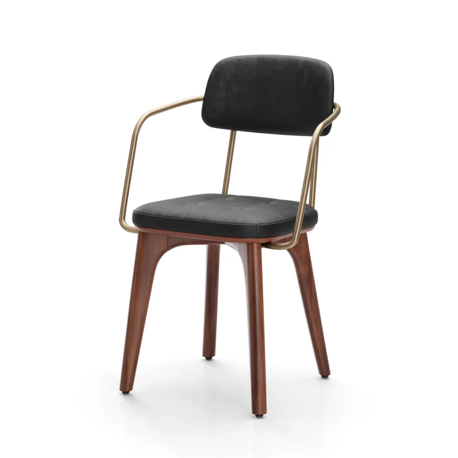 Stellar Works Utility Half Back Armchair #13