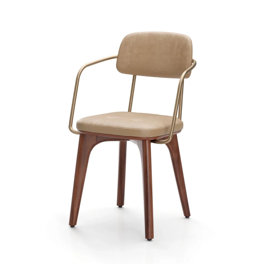 Stellar Works Utility Half Back Armchair #14