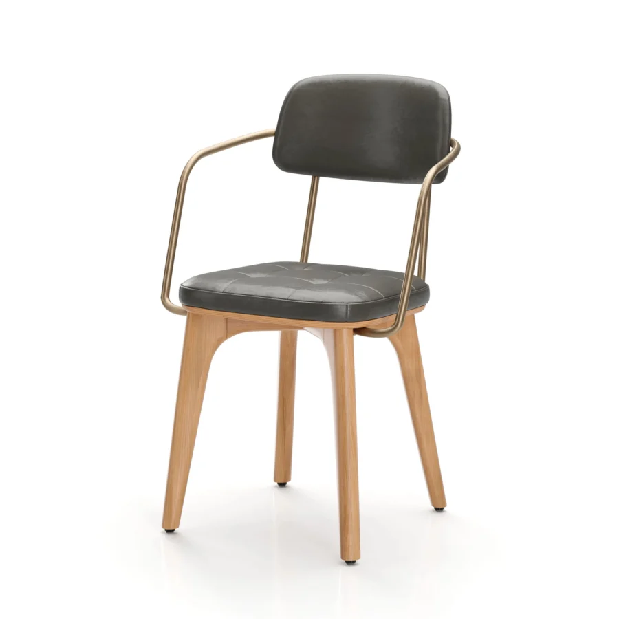 Stellar Works Utility Half Back Armchair #15