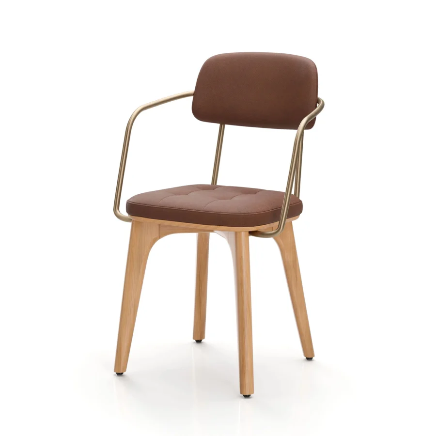 Stellar Works Utility Half Back Armchair #17