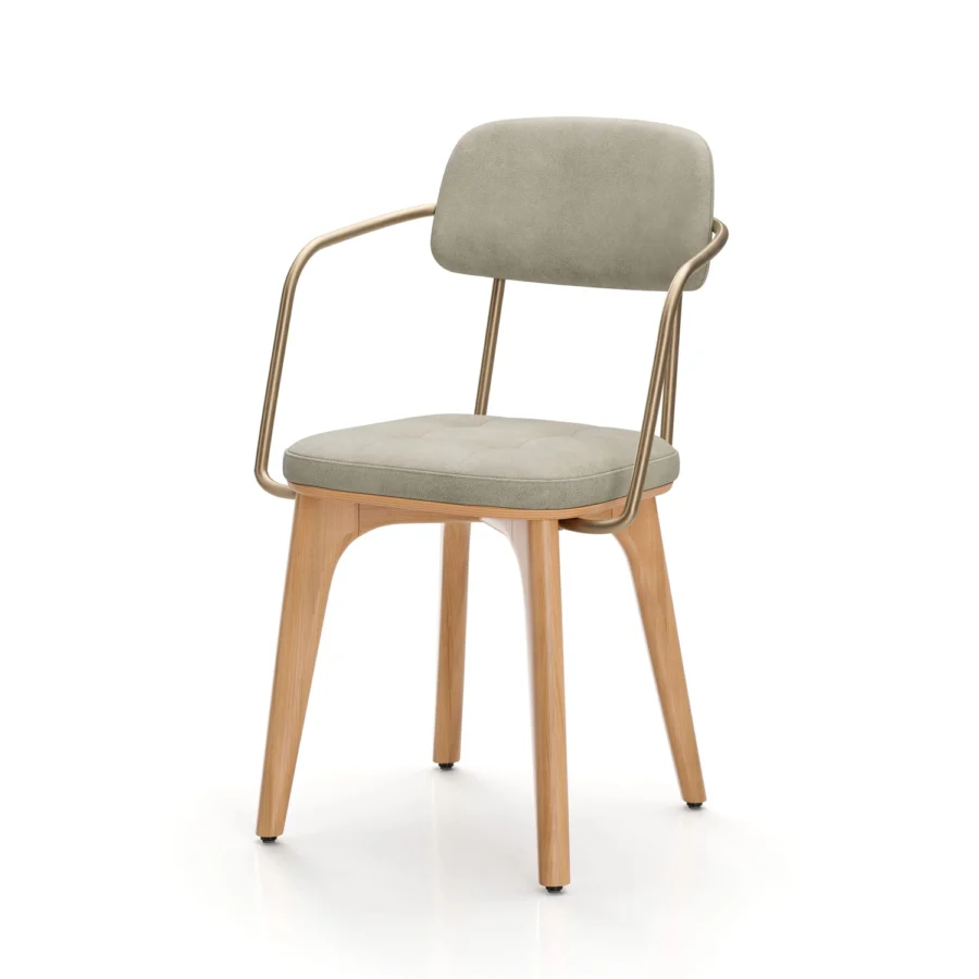 Stellar Works Utility Half Back Armchair #19