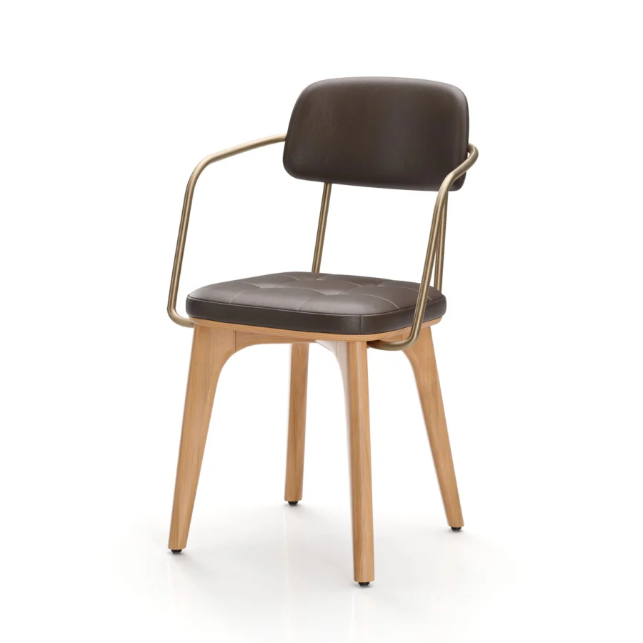 Stellar Works Utility Half Back Armchair #20