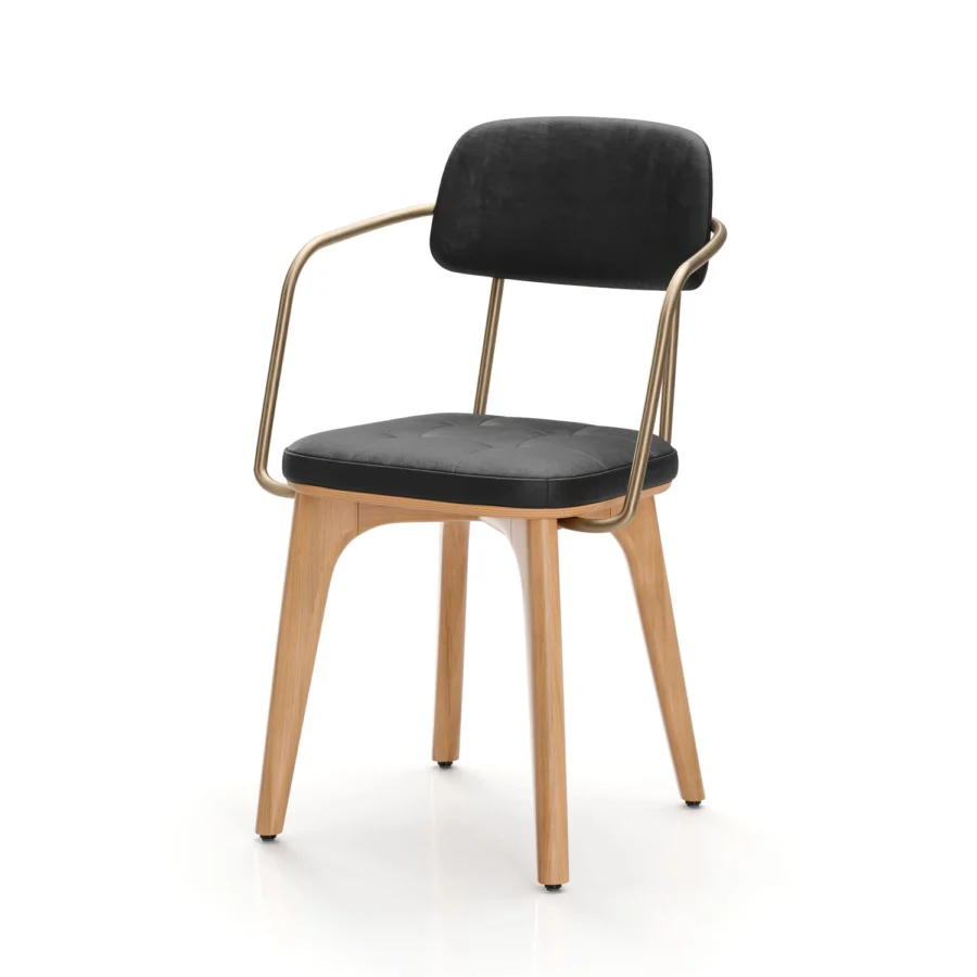 Stellar Works Utility Half Back Armchair #21