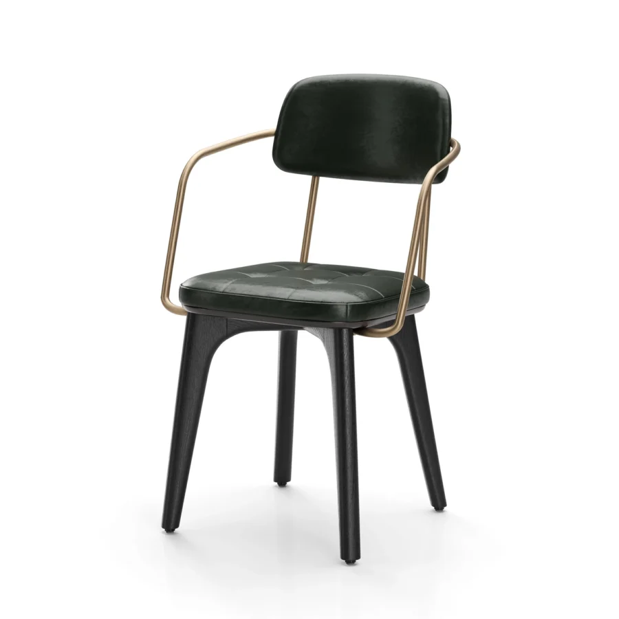 Stellar Works Utility Half Back Armchair #23