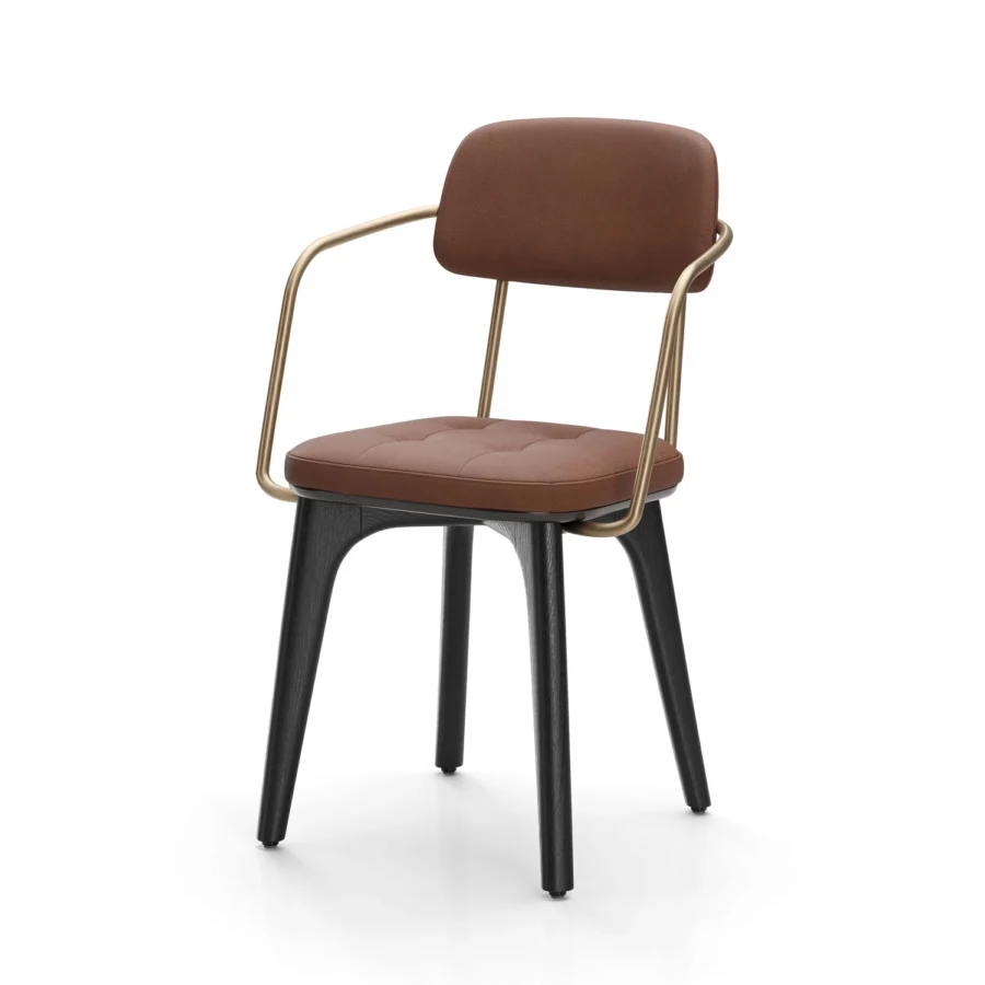 Stellar Works Utility Half Back Armchair #26