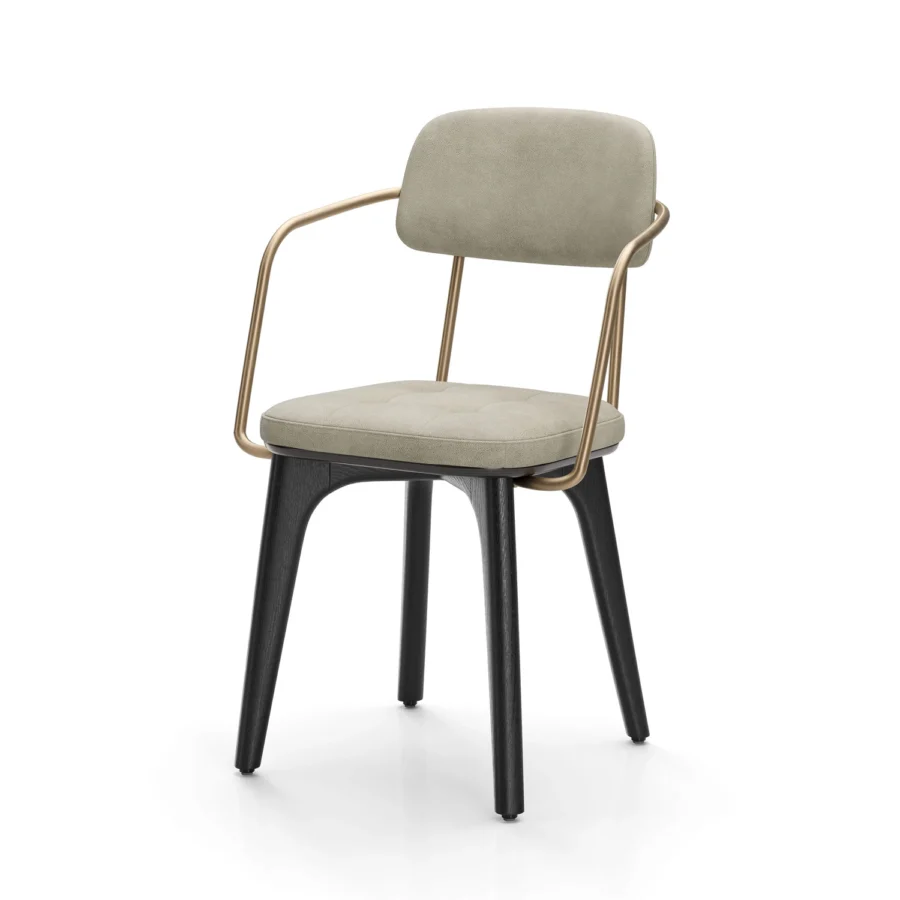 Stellar Works Utility Half Back Armchair #28