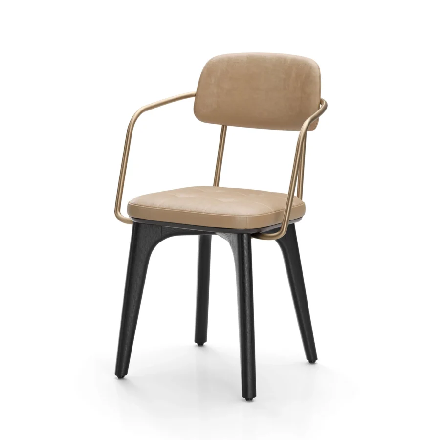 Stellar Works Utility Half Back Armchair #31