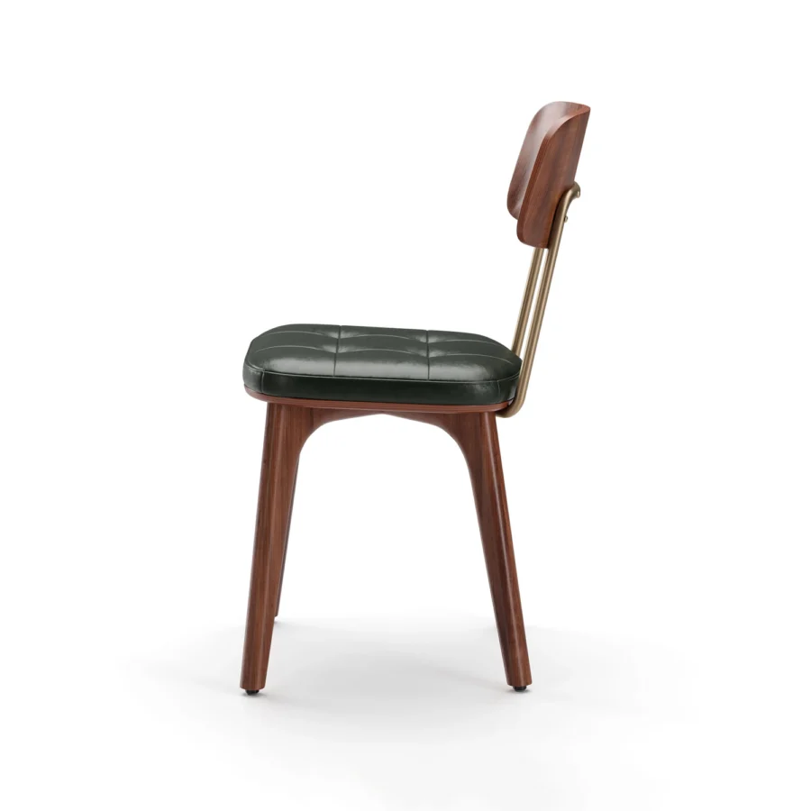 Stellar Works Utility Half Back Wood Chair #5