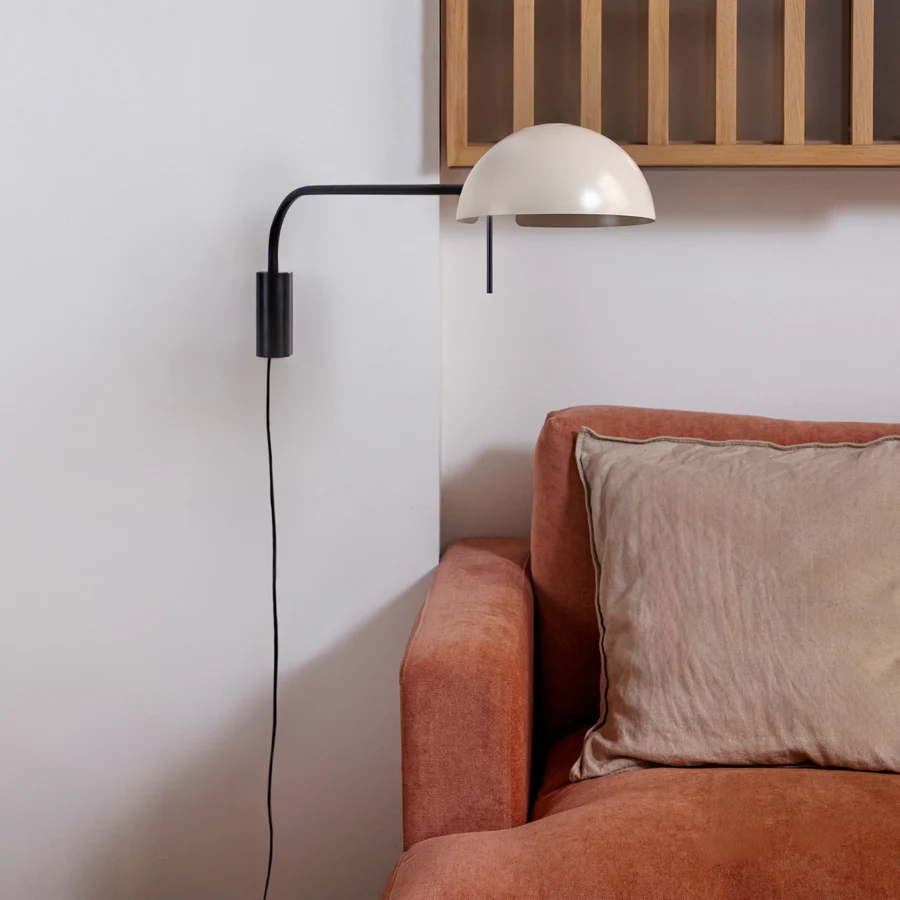 Wall lamp by Faro Barcelona Dominica XL in steel with matte and satin finishes