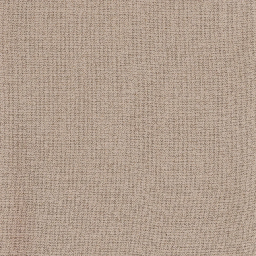 Dining chair by Dovetail in beige basketweave fabric upholstery with a dark brown rubber wood frame and matte texture