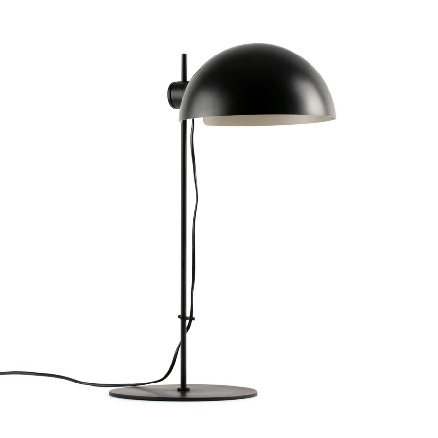 Lamp by Faro Barcelona in steel, featuring a matte finish on its base, vertical stem, and directional shade
