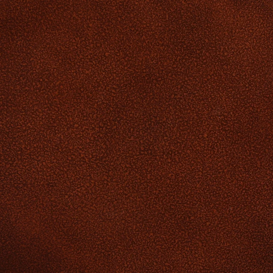 Side table by Dovetail Kevelyn in reddish-brown concrete with speckled pattern, smooth reflective high-gloss finish