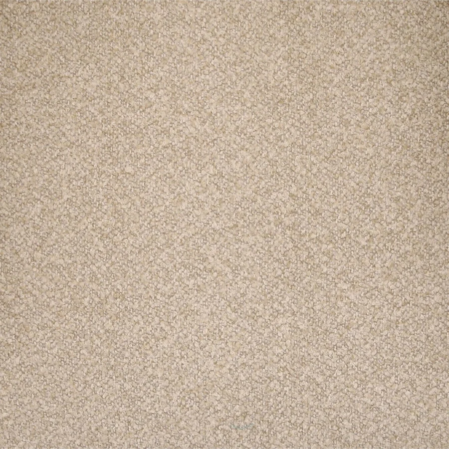 Lounge chair by Dovetail in neutral beige boucle upholstery featuring integrated swivel movement