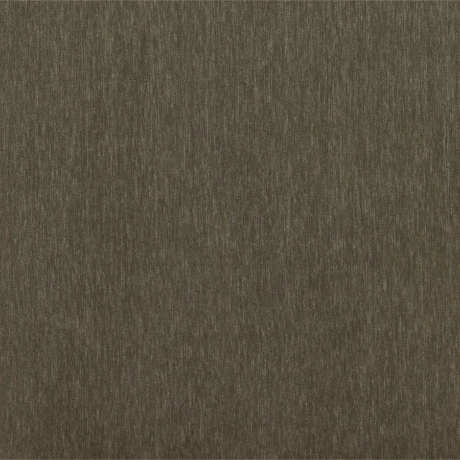 Swivel chair by Dovetail Neva in dark brownish-gray boucle upholstery with olive undertones plus a vertical weave finish