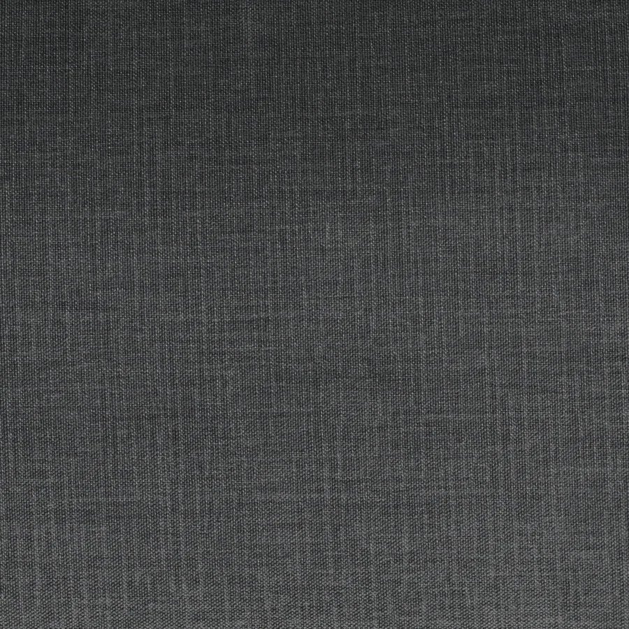 Sofa by Dovetail in dark charcoal gray polyester fabric with a textured matte finish and lighter secondary tone highlights