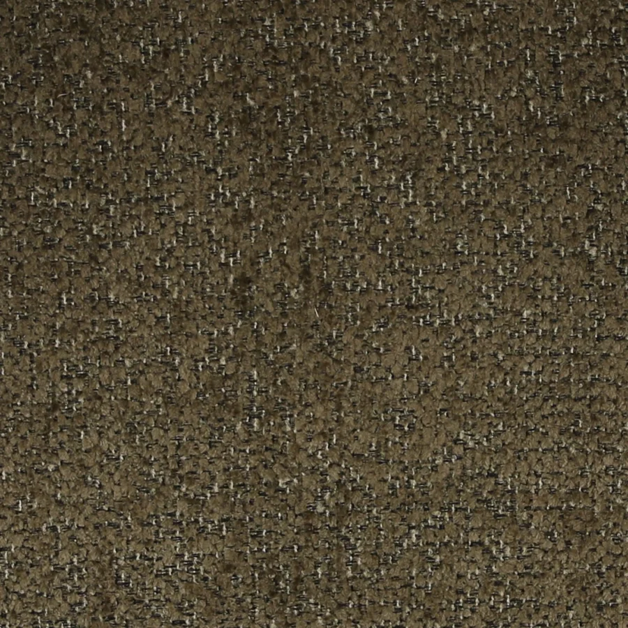 Dining chair by Dovetail in olive multi-tonal polyester with a looped chenille texture and integrated swivel base finish