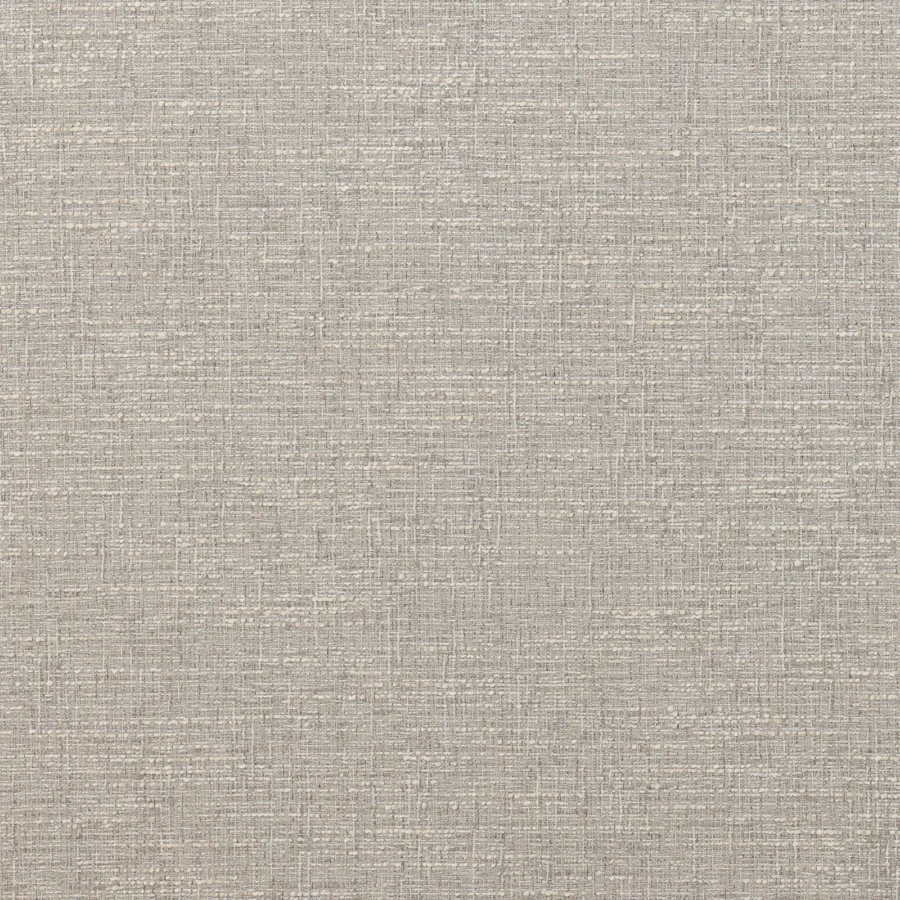 Sofa by Dovetail in light to medium grey woven textile with slubbed cross hatch pattern and hardwood frame support structure