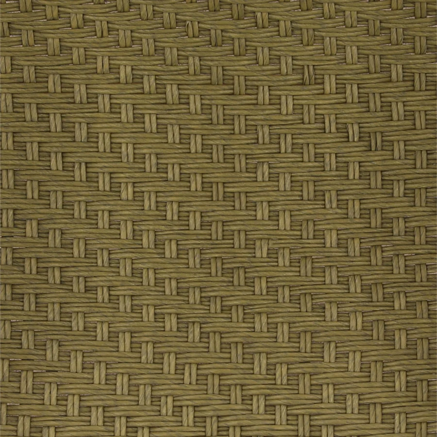 Lounge chair by Dovetail in olive green woven synthetic wicker with matte finish