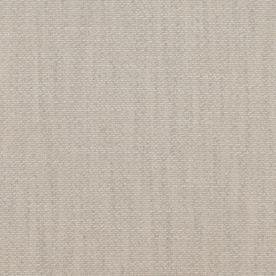 Sectional by Dovetail in light beige basket-weave upholstery with a matte finish