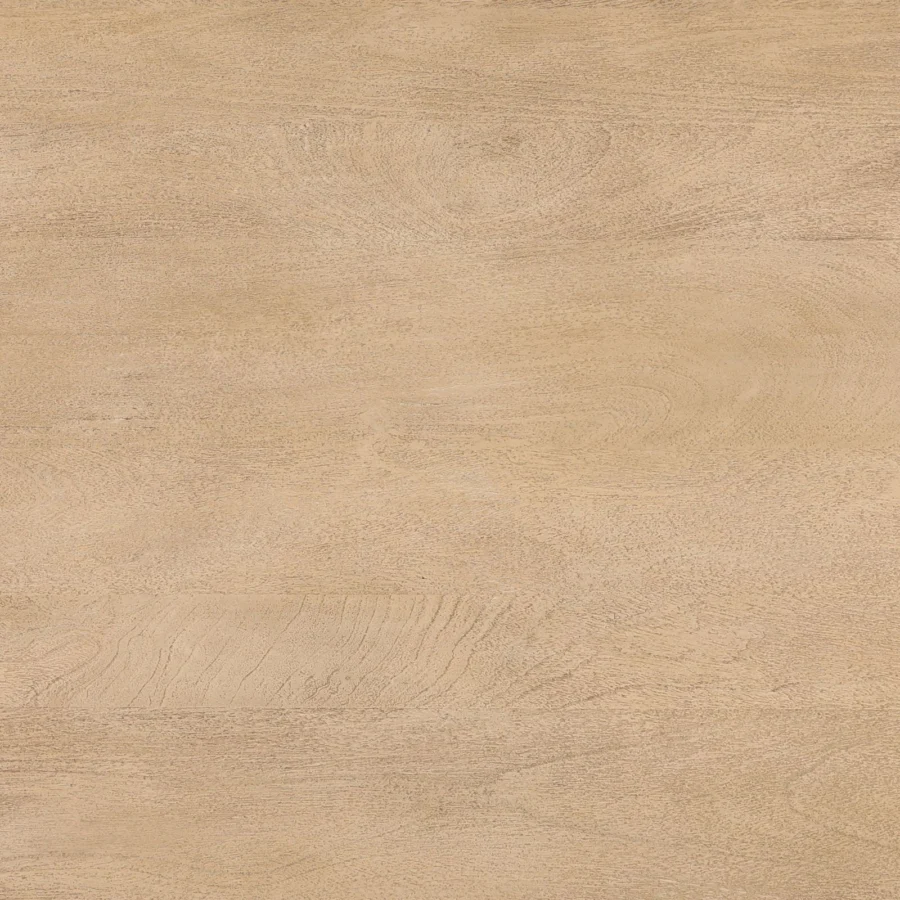 Table by Dovetail Savin in wood with light tan finish, featuring a flat rectangular surface and horizontal grain patterns